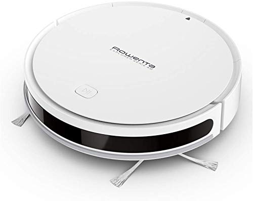 Rowenta X-plorer Serie 40 Animal Care RR7267 - Robot aspirador y fregasuelos, WiFi, especial pelo mascota, Alexa y Google Assistant, incluye mopa, cinta magnética, 3 modos, 150 min autonomía