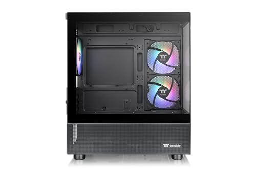 Thermaltake View 170 TG ARGB EATX - Caja de PC, Negra, 3 Ventiladores A- RGB de 120 mm incluidos; Compatible con radiador de hasta 280 mm; Panel Frontal y Lateral de Vidrio Templado; CA-1Z4-00M1WN-00
