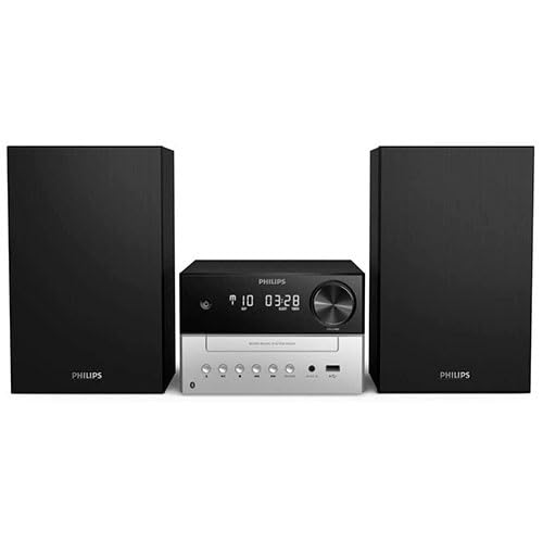 Microcadena Bluetooth 18W con Sonido Potente, conectividad inalámbrica, reproducción de música y Uso versátil para Entretenimiento en casa.