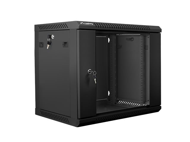 LANBERG WF01-6409-10B étagère 9U Rack monté Sur le mur Noir
