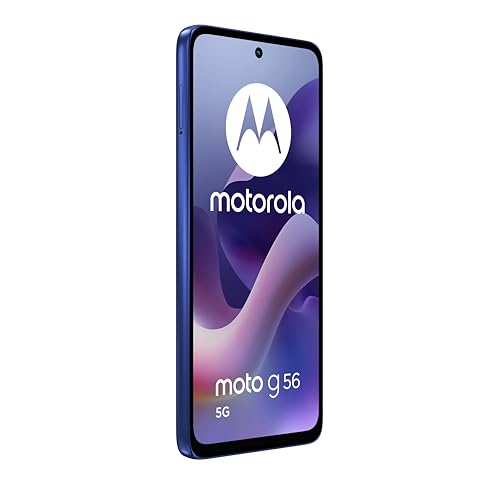 Motorola Moto G56 5G 8/256 GB, cámara de 50 MP + Sensor antiparpadeo, Pantalla de 6,72 Pulgadas FHD+ 120 Hz, batería 5200 mAh, MediaTek Dimensity 7060, Android 15, Pantone Dazzling Blue