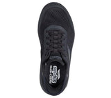 Skechers Go Walk Arch Fit 2.0 Valencia, Zapatillas Mujer, Black Textile/Trim, 38.5 EU
