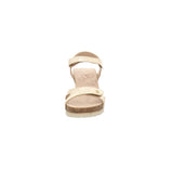 Panama Jack Julia Shine, Sandalia de cuña Mujer, Oro B003, 37 EU