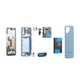 Fairphone 5 5G Smartphone sostenible (Pantalla de 6,46", cámara Dual de 50 MP, 8 GB/256 GB, 4200 mAh, Android 14) Incl. Destornillador iFixit, Azul Cielo