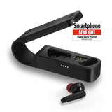 Hama | Auriculares Bluetooth (6h de música, True Wireless, Micrófono Integrado, Sensor táctil, Compatible con Siri y Google Assistant), Color Negro