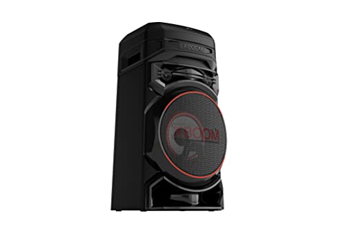 LG XBOOM RNC5 - Altavoz Bluetooth, Alta Potencia, Portátil, USB, Funciones DJ, Karaoke, con Luces LED Variables, Amplia Conectividad, El Sonido Absoluto, 3 Altavoces, Color Negro