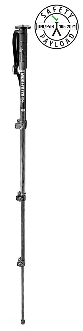 Manfrotto 290C4 - Monopié de 4 secciones, carbono