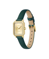 Lacoste Reloj De Movimiento De Cuarzo De Dos Manecillas para Mujer Colección Parisienne con Correa de Cuero Verde - 2001442