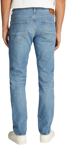 Tommy Hilfiger Vaqueros Hombre Denton Straight Leg Fit, Azul (Mesa Blue), 30W/40L