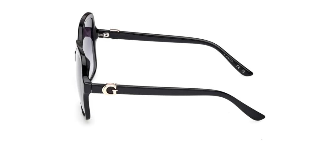 Guess Gu00190 Gafas, 01b Shiny Black, 57/17/140 para Mujer