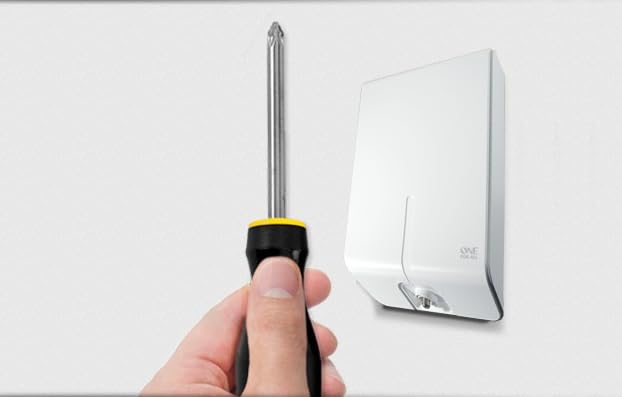 One For All - Antena de TV Exterior - Recibe TDT en un Rango de 50km - Antena Full HDTV Digital - Incluye Cable Coaxial de Alto Rendimiento - VHF/UHF - Filtro 3G/4G/5G - SV9455