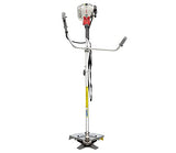 IKRA desbrozadora a Gasolina IBF 25-1 Incl. Bobina, Disco de 4 Puntas, Disco de 8 Puntas, Gafas de Seguridad y arnés
