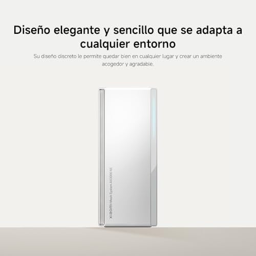 Xiaomi MRouter WiFi6 AX3000 - Puerto Gigabit, Mesh para Red Integrada, Velocidades Máximas WiFi6esh System AX3000 NE EU(Paquete de 3)