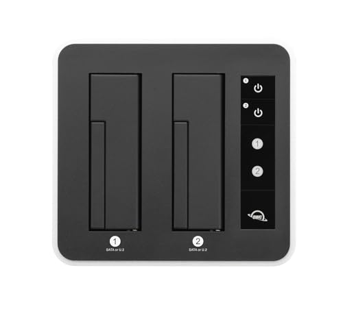 Dock USB-C/USB-A para 2 discos SATA o U.2 NVMe de 3,5"/2,5" - OWC Drive Dock U.2