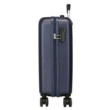 Pepe Jeans Tom Juego de maletas Azul 55/65 cms Rígida ABS Cierre de combinación lateral 56L 7,54 kgs 4 Ruedas equipaje mano