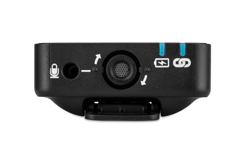 RØDE Wireless GO II Single Ultra-compact Dual-channel System with a Built-in Microphone, On-board Recording for Filmmaking, Interviews and Content Creation (Single Set)