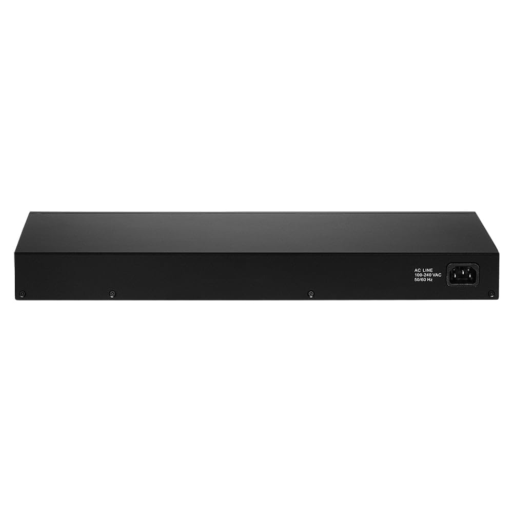 Edimax Gs-5424G Negro - Switch De Red (Gestionado, Gigabit Ethernet (10/100/1000), Montaje En Rack, 1U)