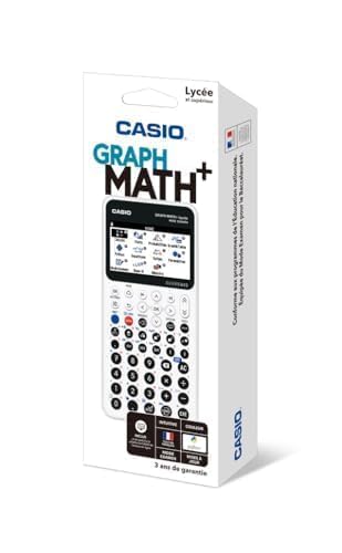 Calculatrice scientifique Casio Graph Math Plus Blanc