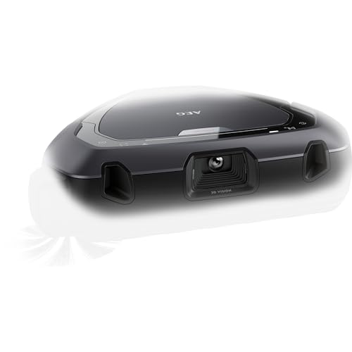 AEG RX9-2-4ANM Robot Aspirador, Mapeo con Cámara Láser 3D, Capacidad 0,7 L, 3 Velocidades, Autonomía 40 min, Diseño Triangular, Especial Mascotas, Cepillo Motorizado, Gestión por APP, WiFi, Color Gris