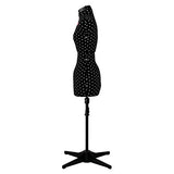 Prym 611752 Prymadonna Polka Dots-Busto de Sastre, Talla S, Negro con Puntos Blancos, Size S (36-42)