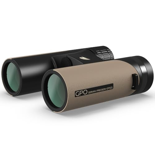 GPO German Precision Optics Prismáticos B322 10x32 mm Arena Negro 4260527410386
