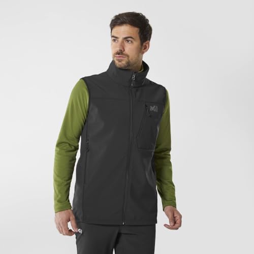 MILLET Magma Shield Hoodie M Chaqueta, Negro (Nuevo Logo), XS para Hombre