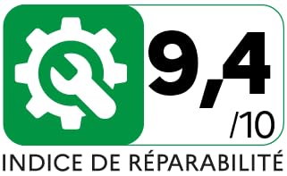 H.Koenig Aspirador de Mano y Escoba Inalámbrico Sin Bolsa UP810 PowerClean+ 2 Velocidades-Potente-Compacto-Ligero-Autónomo-Silencioso-120W-Multifunción, Rojo