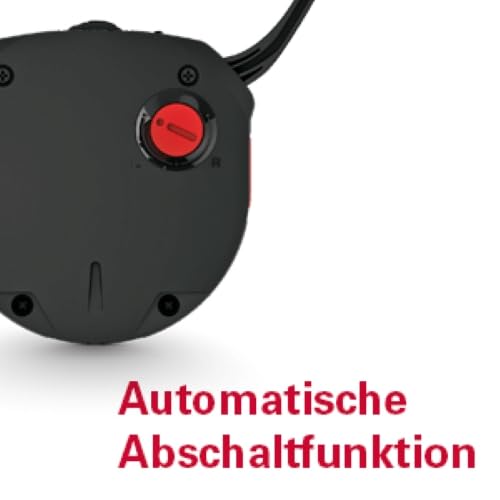 Emporia Auriculares inalámbricos para TV, con estación de Carga, Ideales para Personas Mayores, cómodos y Sencillos, fáciles de Usar, compatibles con Todos los Dispositivos de TV, Color Negro y Rojo