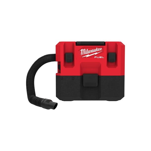 MILWAUKEE 4933478186 Milwaukeee Fuel M12 FVCL-0-Aspiradora en seco y húmedo, Rojo