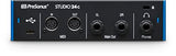 PreSonus Studio 24c, Interfaz de Audio USB-C, Para Grabación, Difusión, Podcasting con Paquete de Software incluido Studio One Artist, Ableton Live Lite DAW