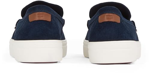 Tommy Hilfiger Mocasines Hombre Modern Light Hybrid de Ante, Azul (Desert Sky), 41