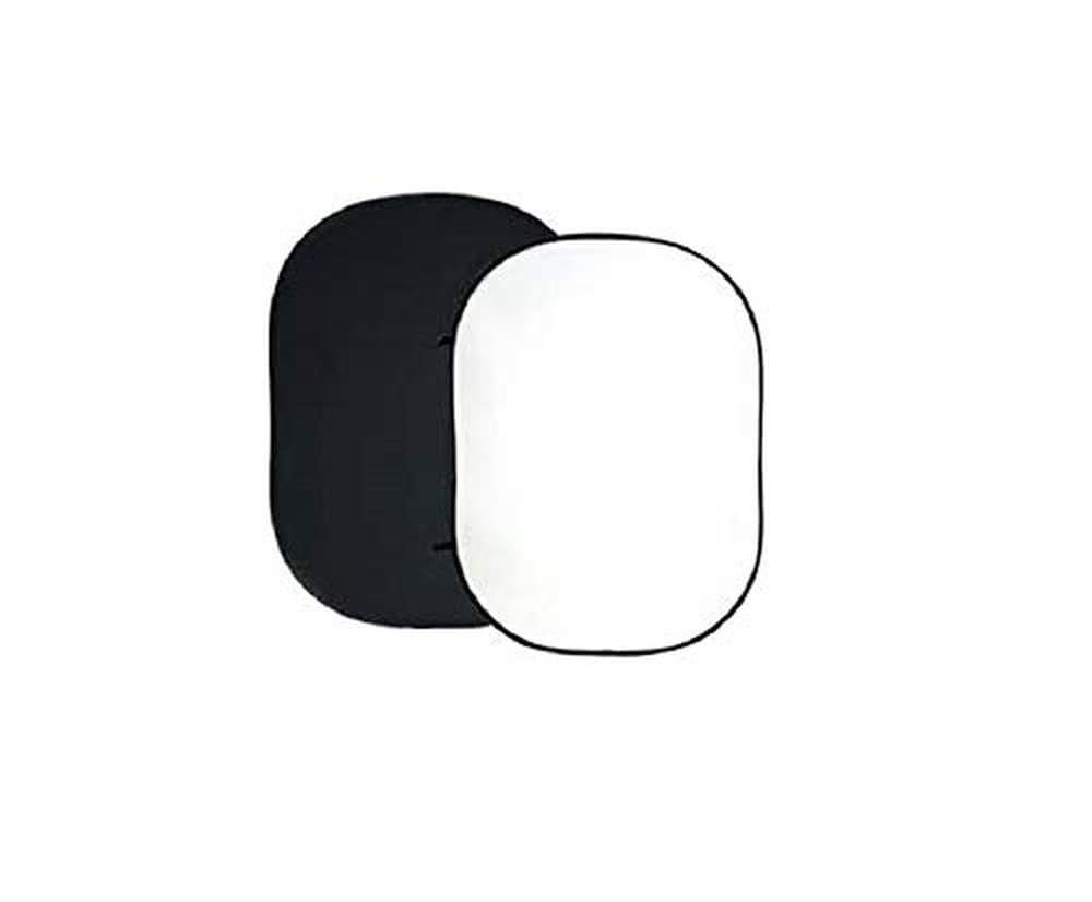 Bresser BR-3 Fondo plegable de tamaño 180cmx240cm negro/blanco