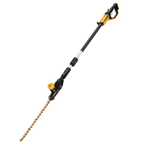 DEWALT - Cortasetos de pértiga XR 18V, Capacidad de Corte de 25 mm, Velocidad de 2800 CPS/min, Duración de 75 min/Carga, Motor sin escobillas, No Incluye Cargador/Batería- DCMPH566N-XJ