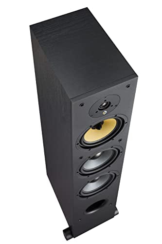 Davis Acoustics Ariane 7 Negro (Black) - Columna de 3 vías/4 Altavoces - Se Vende por Unidad