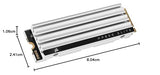 Corsair MP600 Elite 2 TB M.2 PCIe Gen4 x4 SSD NVMe - Optimizada para PS5 - Disipador Térmico Incluido - M.2 2280 - hasta 7.000 MB/s de Lectura Secuencial - NAND 3D TLC de Alta Densidad - Blanco