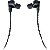 Razer Moray - Monitor de Streaming ergonómico con Cable (diseño acústico híbrido de Doble Controlador, Forma ergonómica de Perfil bajo, Aislamiento acústico pasivo Superior) Negro
