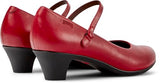 Camper Helena Bajo 20202, Mary Jane Flat, Mujer, Rojo 093, 38 EU