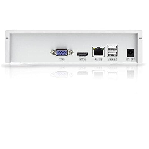 Nilox 31 nxnv9 C00001 Grabadora Videovigilancia a 9 Canales con Interfaz LAN, Full HD, Blanco