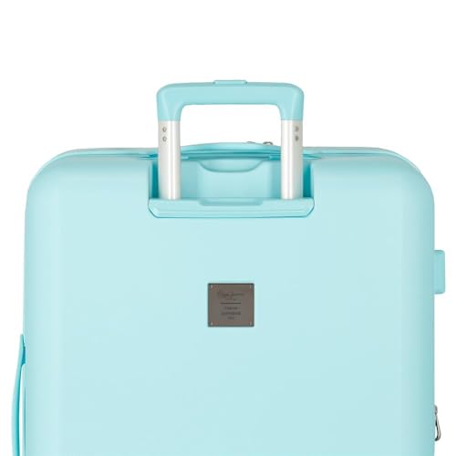 Pepe Jeans Dalma Maleta Mediana Azul 48x70x26 cms Rígido 2,5 kgs Cierre TSA ABS 2,5 kgs 81 L by Joumma Bags