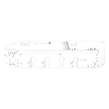 Trend Professional Jig Multi-Material para Encimeras de Cocina, para Juntas de Inglete Mason, Hasta 950mm, Alineación de Borde Frontal, KWJ950/PRO