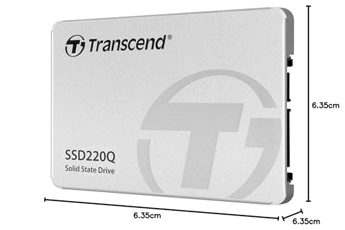 Transcend 2TB SSD220Q 2 TB 2.5 Pulgadas SATA III 6 GB/s Disco de Estado Sólido Interno QLC NAND TS2TSSD220Q
