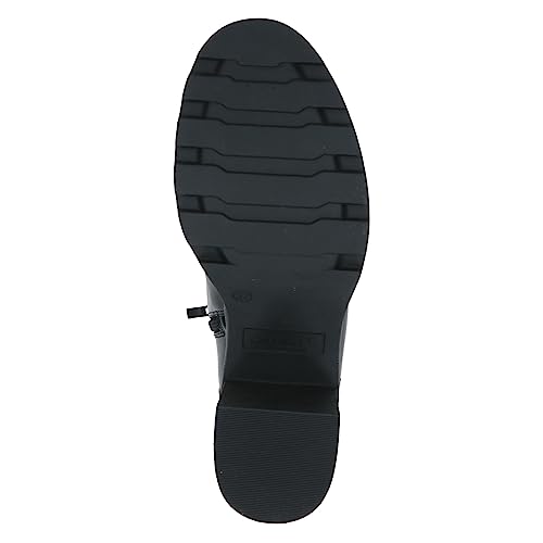 CAPRICE 9-25400-41, Botines de tacón con cordones para Mujer, Negro (Black Comb), 38 EU