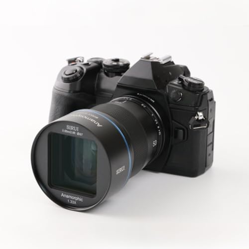SIRUI Lente Anamórfica F1.8 de 50mm con Montura M4/3 para Montaje Micro APS-C, Lente de M43 para Olympus y Panasonic - SR-MEK7M