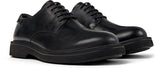 Camper Norman K100998, Blucher Hombre, Negro 001, 46 EU
