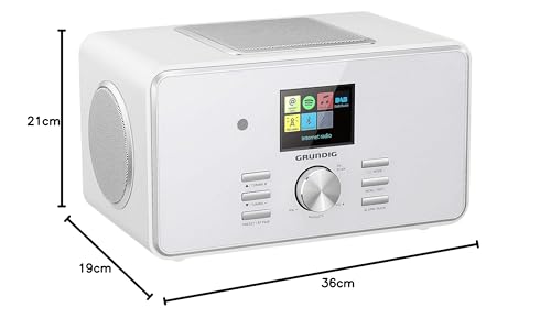 Grundig DTR 6000 X - Radio Todo en uno, Color Blanco