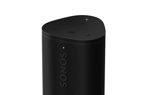 Sonos Roam 2 Altavoz inalámbrico portátil y ultracompacto - Impermeable - 10 Horas de autonomía - Negro