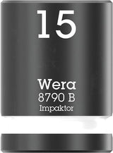 Wera 05005530001 8100 SB 12 Juego de carraca Zyklop Comfort, palanca de conmutación, con arrastre de 3/8", métrico, 16 piezas