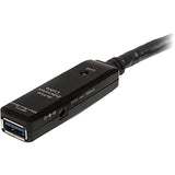 StarTech USB3AAEXT5M - Cable alargador USB 3.0 SuperSpeed Activo, 5 m, Negro