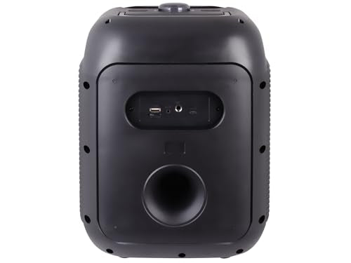 Trevi XF 215 KB - Altavoz portátil inalámbrico de 60 W, Altavoz portátil con USB, Micro SD, Line IN y función TWS, Ideal para Fiestas y Karaoke, micrófono con Cable y batería integrada