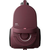 AEG Aspiradora de Trineo Sin Bolsa AL51C1DRF, 1000W, Filtro HEPA, 78dB, Capacidad 2 L, Radio de Acción 9m, Ideal Suelos Duros y Alfombras, Rojo